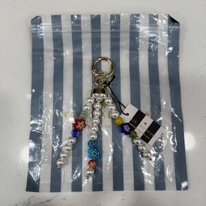 Lele Sadoughi Pearl and Floral Fiore Charm